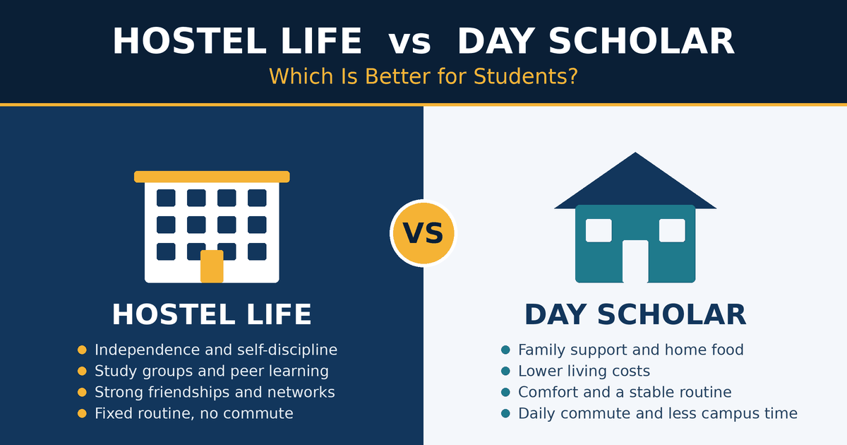 Hostel life vs day scholar