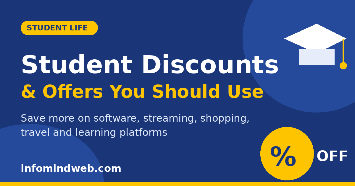 Student discounts and offers